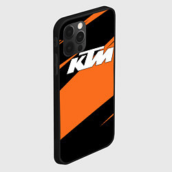 Чехол для iPhone 12 Pro Max KTM КТМ, цвет: 3D-черный — фото 2