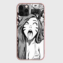 Чехол для iPhone 12 Pro Max Belle Delphine Ahegao, цвет: 3D-светло-розовый