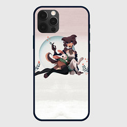 Чехол для iPhone 12 Pro Max Джуно и Хару, цвет: 3D-черный