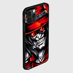Чехол для iPhone 12 Pro Max Алукард, Хеллсинг, цвет: 3D-черный — фото 2