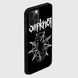 Чехол для iPhone 12 Pro Max Skipknot Козел, цвет: 3D-черный — фото 2