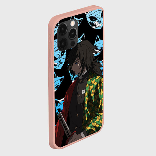 Чехол iPhone 12 Pro Max ГИО ТОМИОКА КЛИНОК / 3D-Светло-розовый – фото 2