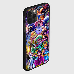 Чехол для iPhone 12 Pro Max ONE PIECE ВАН ПИС ПЕРСОНАЖИ, цвет: 3D-черный — фото 2