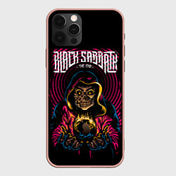 Чехол для iPhone 12 Pro Max BLACK SABBATH, цвет: 3D-светло-розовый