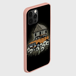 Чехол для iPhone 12 Pro Max Истребитель дачников, цвет: 3D-светло-розовый — фото 2