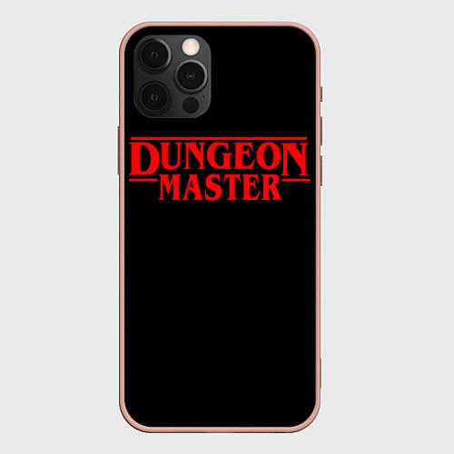 Чехол iPhone 12 Pro Max Stranger Dungeon Master / 3D-Светло-розовый – фото 1