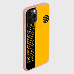 Чехол для iPhone 12 Pro Max NHL BOSTON BRUINS, цвет: 3D-светло-розовый — фото 2