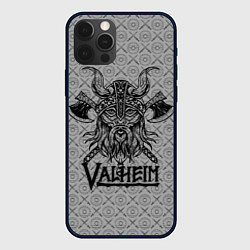 Чехол для iPhone 12 Pro Max Valheim Viking dark, цвет: 3D-черный