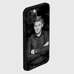 Чехол для iPhone 12 Pro Max ГОРДОН РАМЗИ Gordon Ramsay, цвет: 3D-черный — фото 2