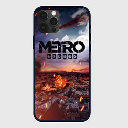 Чехол для iPhone 12 Pro Max Metro Разрушенный город, цвет: 3D-черный