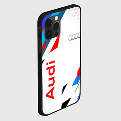 Чехол для iPhone 12 Pro Max AUDI АУДИ SPORT, цвет: 3D-черный — фото 2