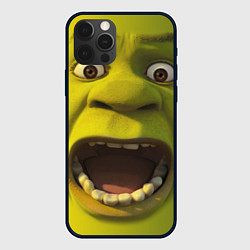Чехол для iPhone 12 Pro Max Shrek is Yelling, цвет: 3D-черный