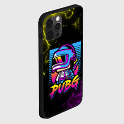 Чехол для iPhone 12 Pro Max PUBG RETRO NEON ПАБГ НЕОН, цвет: 3D-черный — фото 2