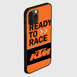 Чехол для iPhone 12 Pro Max KTM READY TO RACE Z, цвет: 3D-черный — фото 2