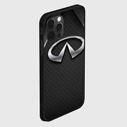 Чехол для iPhone 12 Pro Max ИНФИНИТИ ТЕХНОЛОГИЧНЫЙ ПАТТЕРН, цвет: 3D-черный — фото 2