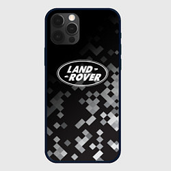 Чехол для iPhone 12 Pro Max LAND ROVER ГОРОДСКОЙ КАМУФЛЯЖ, цвет: 3D-черный