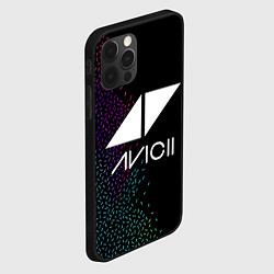 Чехол для iPhone 12 Pro Max AVICII RAIBOW STYLE, цвет: 3D-черный — фото 2