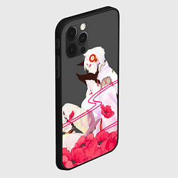 Чехол для iPhone 12 Pro Max Flower Tomoe, цвет: 3D-черный — фото 2