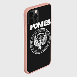 Чехол для iPhone 12 Pro Max Pony x Ramones, цвет: 3D-светло-розовый — фото 2