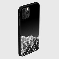 Чехол для iPhone 12 Pro Max ГОРЫ В МОЕМ СЕРДЦЕ КАМУФЛЯЖ, цвет: 3D-черный — фото 2