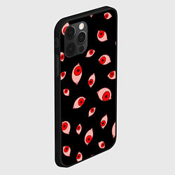 Чехол для iPhone 12 Pro Max Взгляд тьмы, цвет: 3D-черный — фото 2