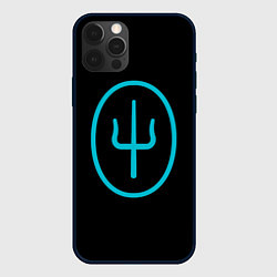 Чехол для iPhone 12 Pro Max Scaled And Icy Logo, цвет: 3D-черный