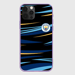 Чехол для iPhone 12 Pro Max МАНЧЕСТЕР СИТИ MANCHESTER, цвет: 3D-сиреневый