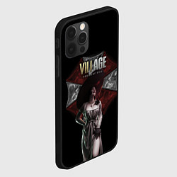 Чехол для iPhone 12 Pro Max Resident Evil Lady Dimitrescu, цвет: 3D-черный — фото 2