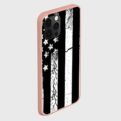 Чехол для iPhone 12 Pro Max ЗВЕЗДНО-ПОЛОСАТЫЙ, цвет: 3D-светло-розовый — фото 2
