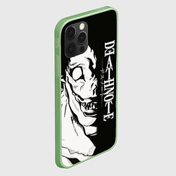 Чехол для iPhone 12 Pro Max Персонаж Рюк Death Note, цвет: 3D-салатовый — фото 2