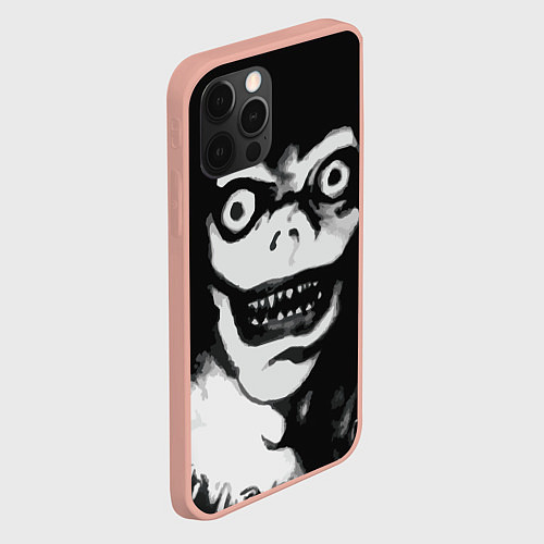 Чехол iPhone 12 Pro Max Death Note Рюк Деад Ноте / 3D-Светло-розовый – фото 2