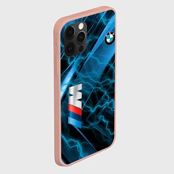 Чехол для iPhone 12 Pro Max BMW, цвет: 3D-светло-розовый — фото 2