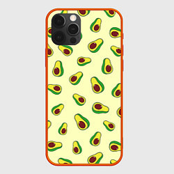 Чехол для iPhone 12 Pro Max Авокадо Avocado, цвет: 3D-красный