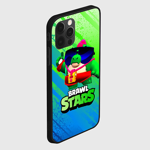 Чехол iPhone 12 Pro Max Базз Buzz Brawl Stars / 3D-Черный – фото 2