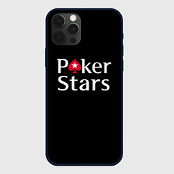 Чехол для iPhone 12 Pro Max Poker Stars, цвет: 3D-черный