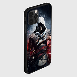 Чехол для iPhone 12 Pro Max Assassins Creed 4: Black Flag, цвет: 3D-черный — фото 2