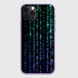 Чехол для iPhone 12 Pro Max Матрица 3D, цвет: 3D-сиреневый