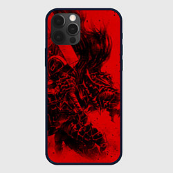 Чехол для iPhone 12 Pro Max BERSERK БЕРСЕРК, цвет: 3D-черный