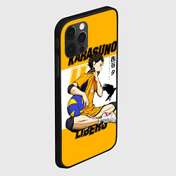 Чехол для iPhone 12 Pro Max Юу Нишиноя из Карасуно Haikyu!!, цвет: 3D-черный — фото 2