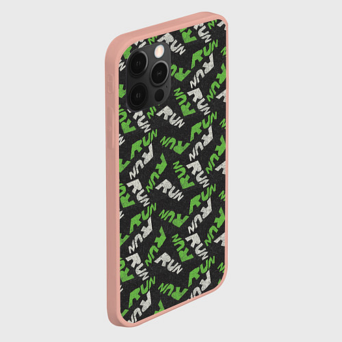 Чехол iPhone 12 Pro Max RUN / 3D-Светло-розовый – фото 2