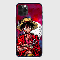 Чехол для iPhone 12 Pro Max Луффи One Piece Большой куш, цвет: 3D-черный