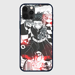 Чехол для iPhone 12 Pro Max Танжиро, цвет: 3D-черный