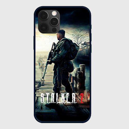 Чехол iPhone 12 Pro Max СТАЛКЕР 2 МАЙОР ДЕКТЕРЁВ / 3D-Черный – фото 1