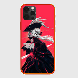 Чехол для iPhone 12 Pro Max Lady Maria, цвет: 3D-красный