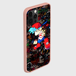 Чехол для iPhone 12 Pro Max Friday Night Funkin Парень, цвет: 3D-светло-розовый — фото 2