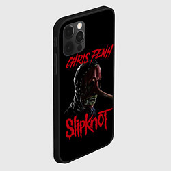 Чехол для iPhone 12 Pro Max CHRIS FENH SLIPKNOT СЛИПКНОТ Z, цвет: 3D-черный — фото 2