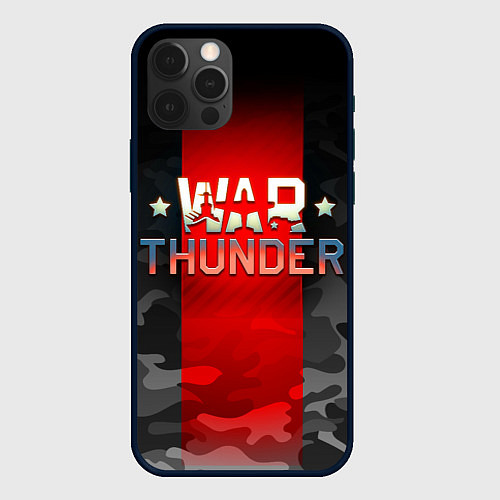 Чехол iPhone 12 Pro Max WAR THUNDER ВАР ТАНДЕР / 3D-Черный – фото 1