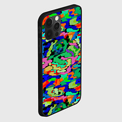 Чехол для iPhone 12 Pro Max Абстрактный милитари, цвет: 3D-черный — фото 2