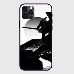 Чехол для iPhone 12 Pro Max ЗАКАТ ЕВАНГЕЛИОН, цвет: 3D-черный