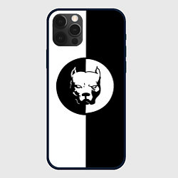 Чехол для iPhone 12 Pro Max PITBULL SYNDICATE ПИТБУЛЬ СИ, цвет: 3D-черный
